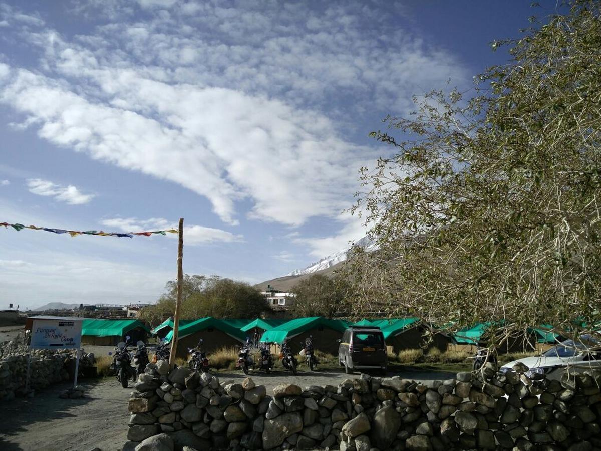 Pangong Delight Camps And Cottages Spangmik Exteriör bild