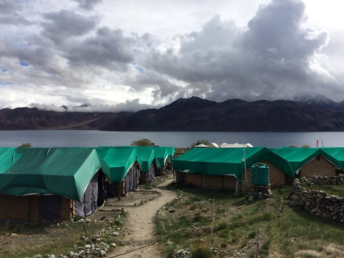 Pangong Delight Camps And Cottages Spangmik Exteriör bild