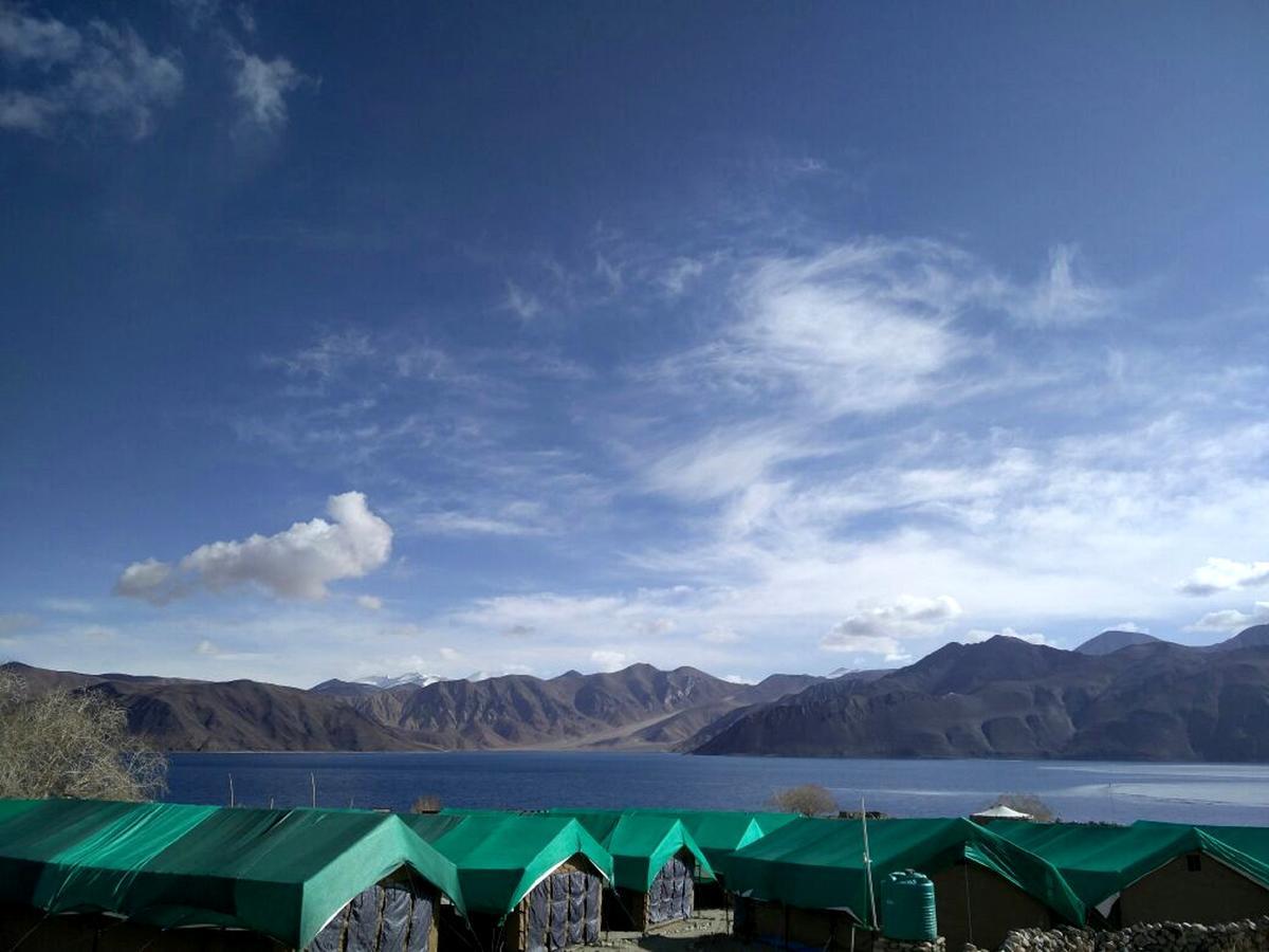 Pangong Delight Camps And Cottages Spangmik Exteriör bild