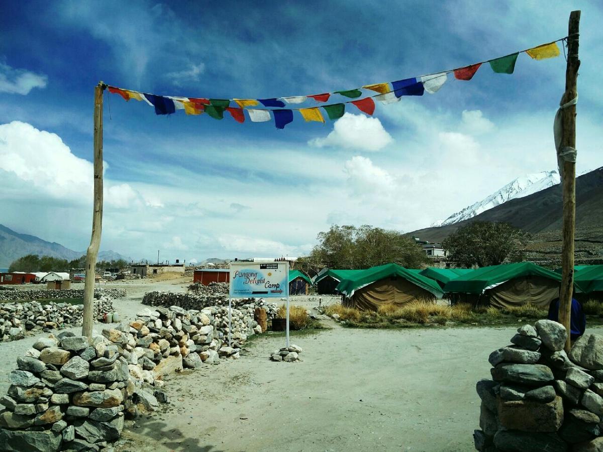 Pangong Delight Camps And Cottages Spangmik Exteriör bild