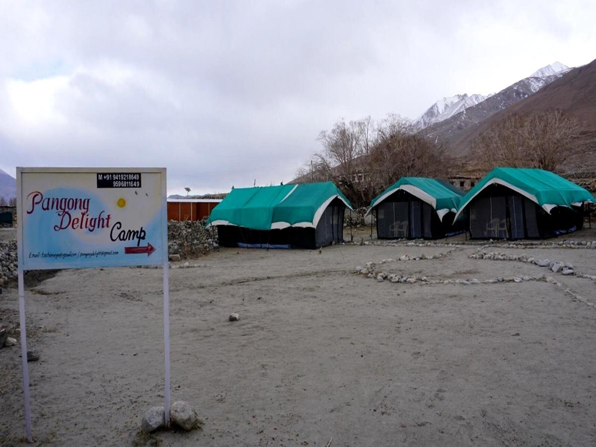 Pangong Delight Camps And Cottages Spangmik Exteriör bild