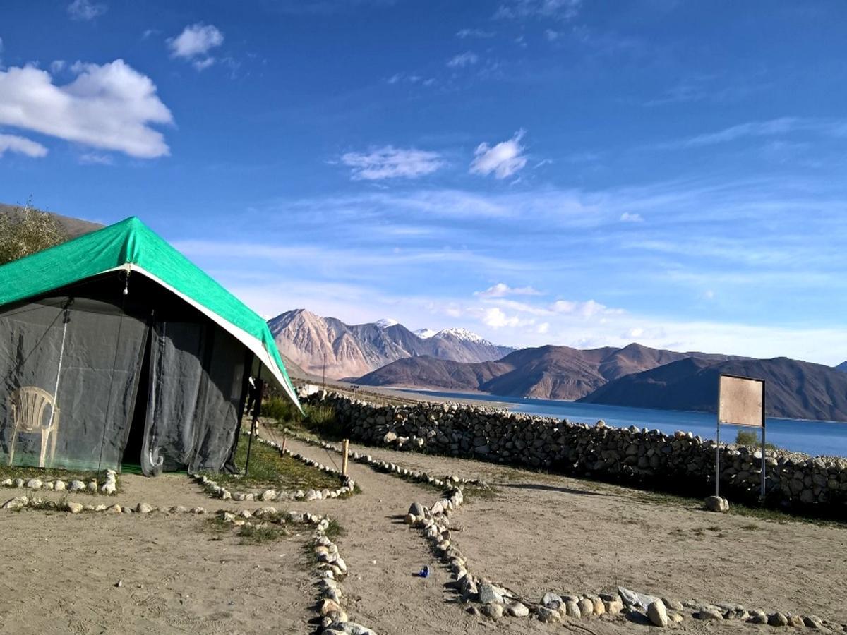 Pangong Delight Camps And Cottages Spangmik Exteriör bild